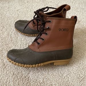 Sporto men’s size 8 duck boots